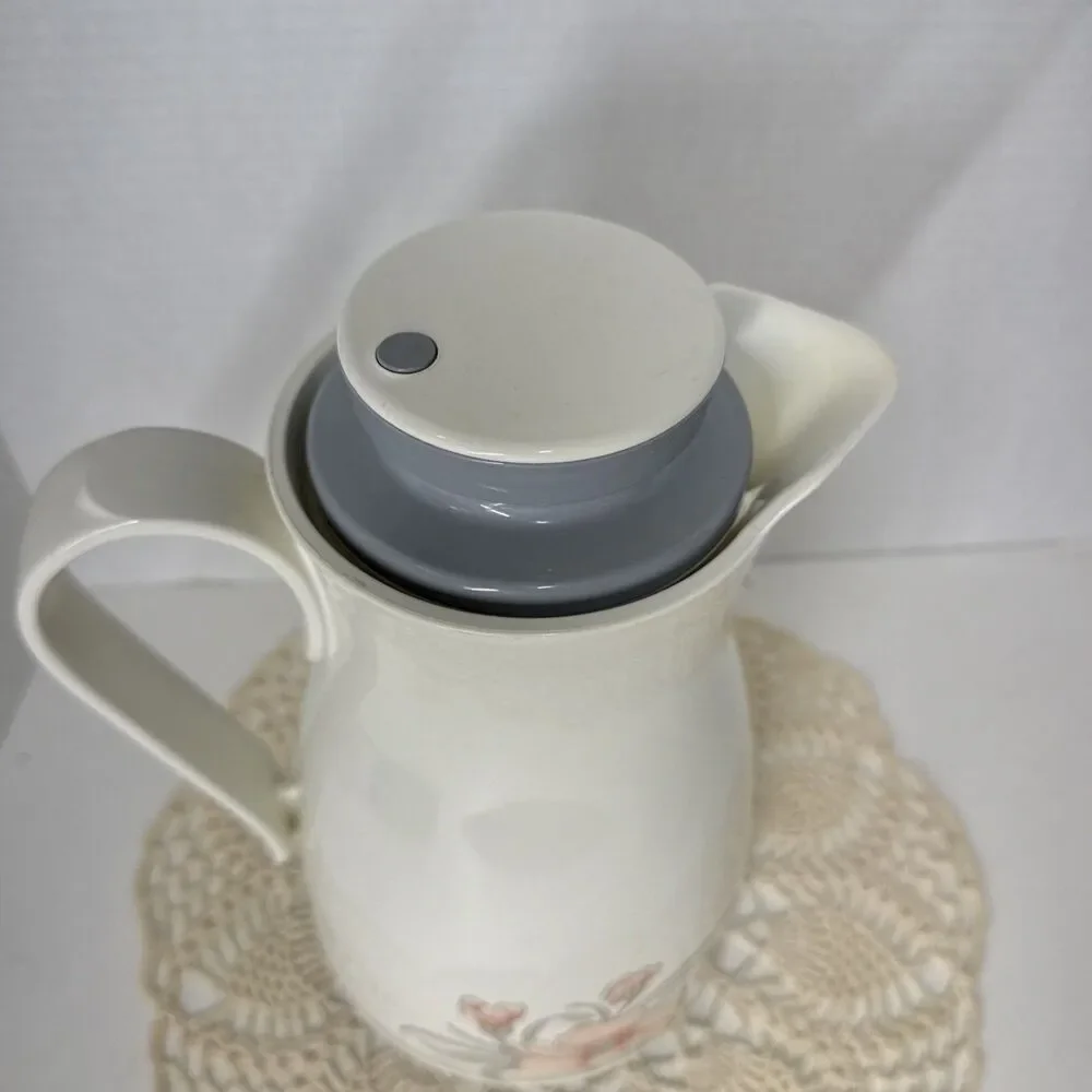Vintage 1984 Thermos Coffee Butler Floral Ellie 820 West Germany 32 Ounce Carafe